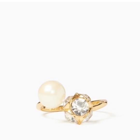 $59 Kate Spade Marmalade Pearl Ring - Picture 1 of 6
